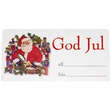 Presentetikett Julmotiv